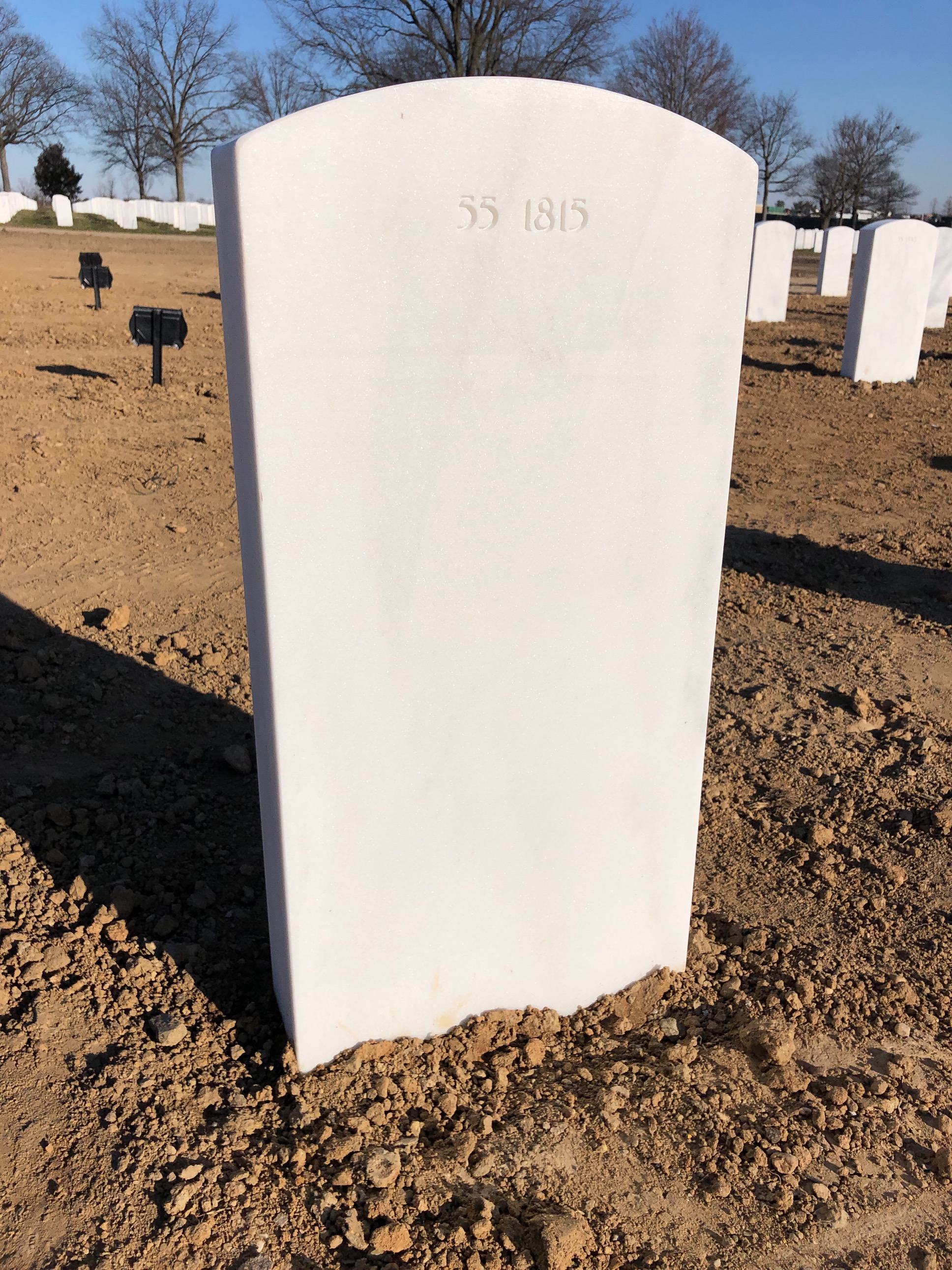 Back of headstone — Lloyd Morant