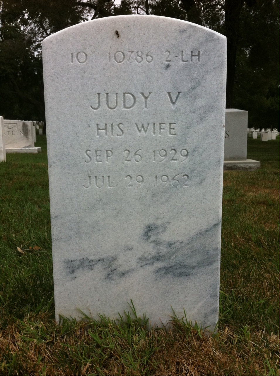 Back of headstone — Ludwig Matkovich