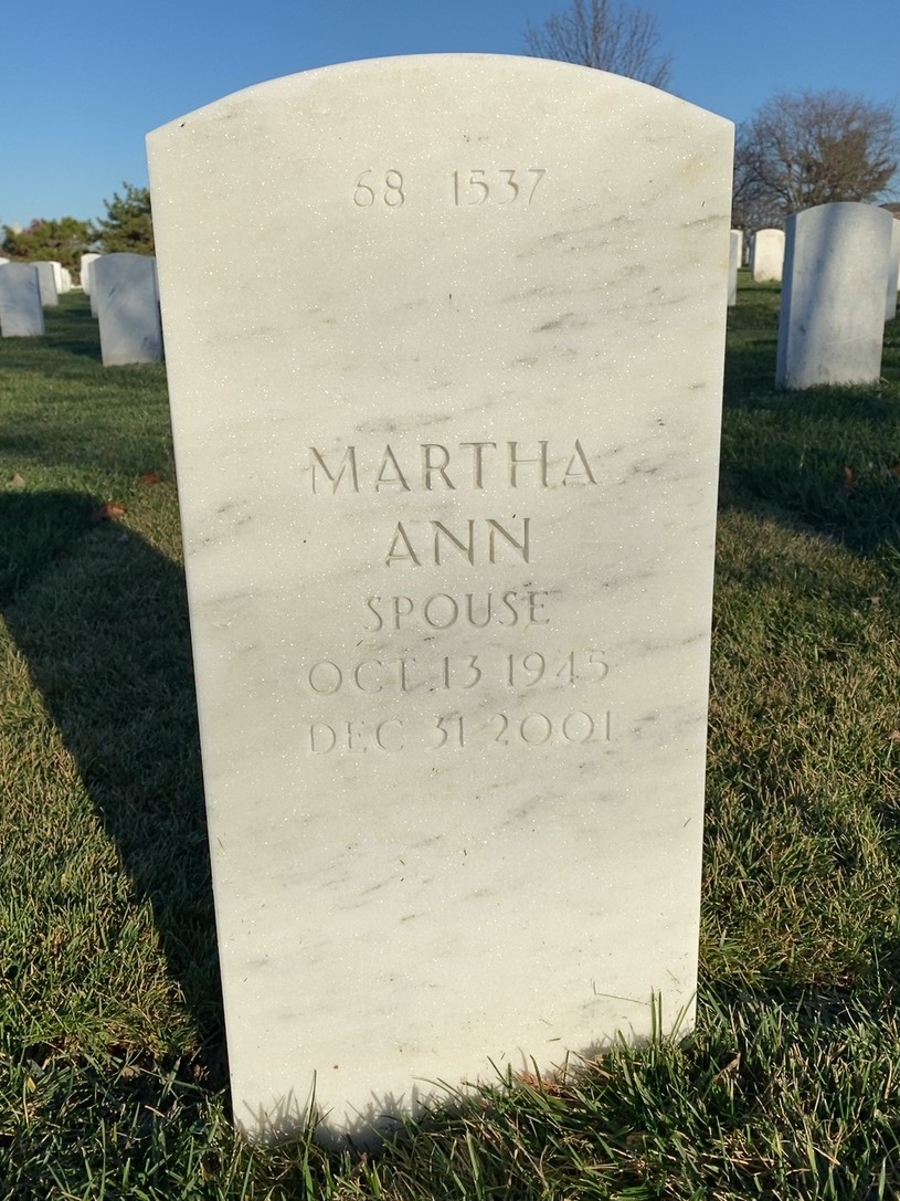 Back of headstone — Arthur Gregory