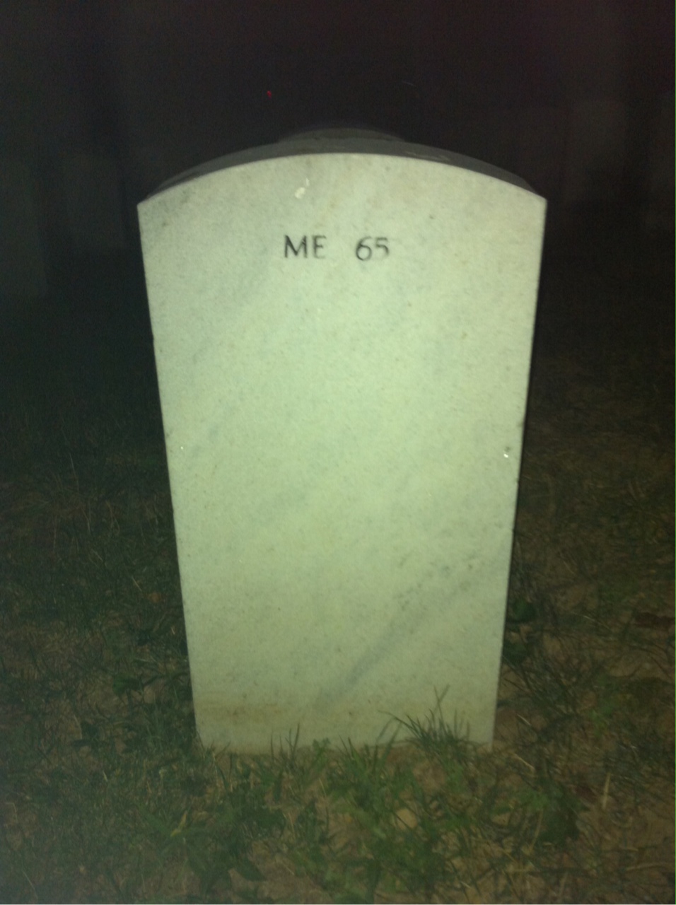 Back of headstone — Joseph Andre