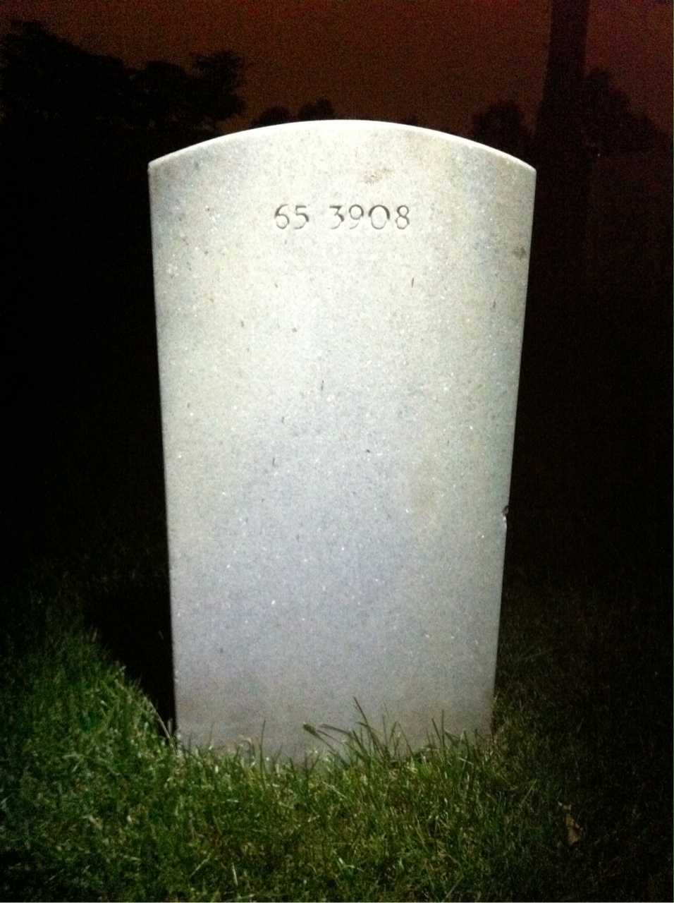 Back of headstone — Joseph Patrick Marcaccio
