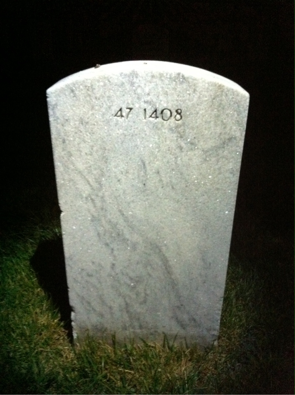Back of headstone — Faith Benton