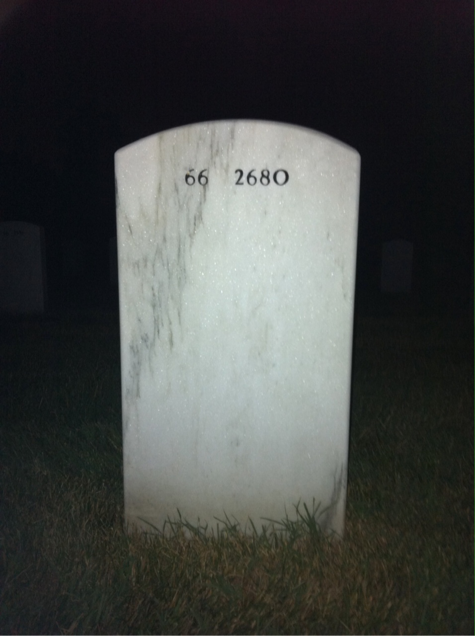 Back of headstone — Martin Ryan