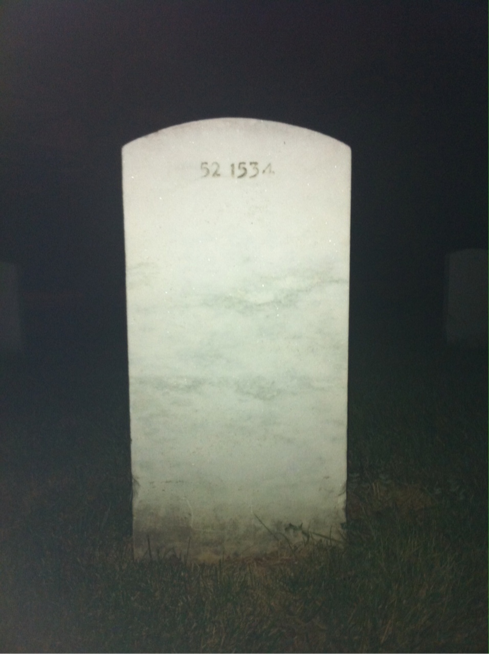 Back of headstone — Emil Molholt