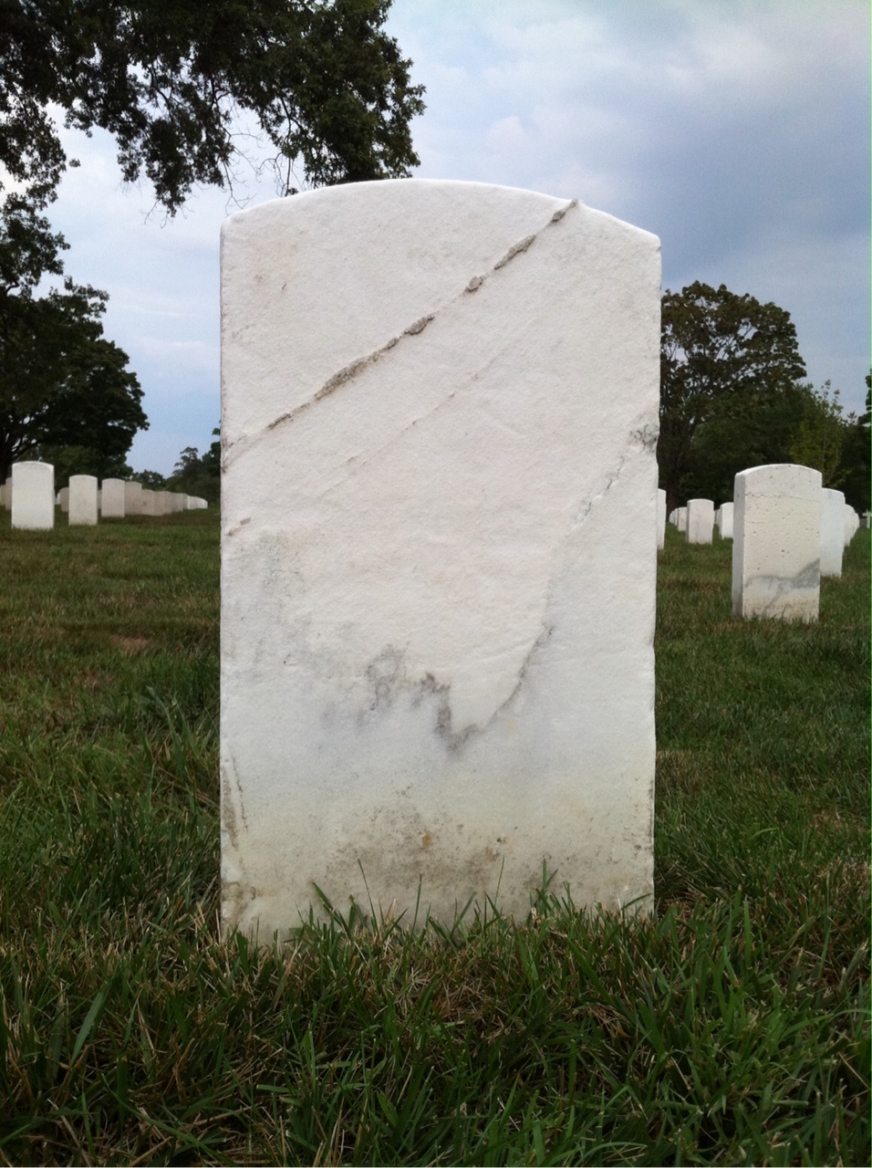 Back of headstone — Alice Abramsky