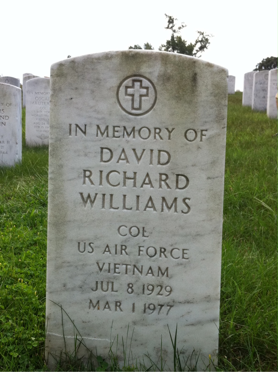 Headstone of David Richard Williams