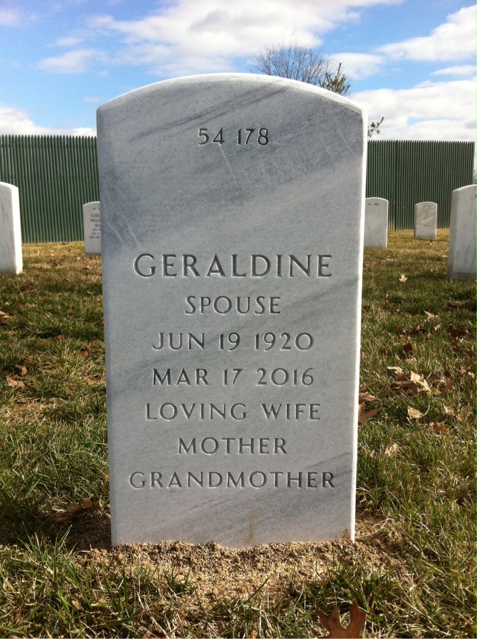 Back of headstone — Joseph Siegel