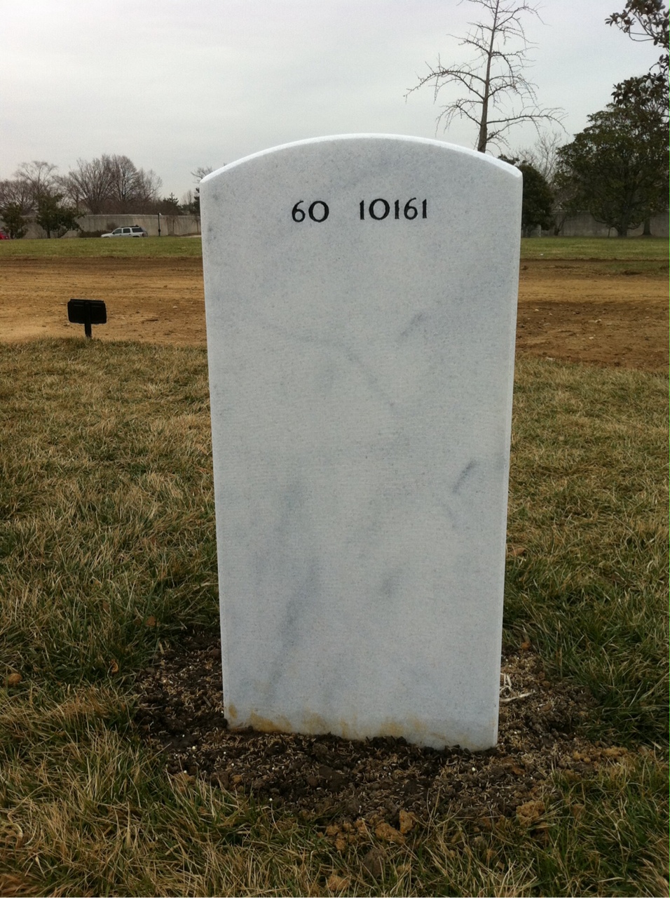 Back of headstone — Edward Brennan