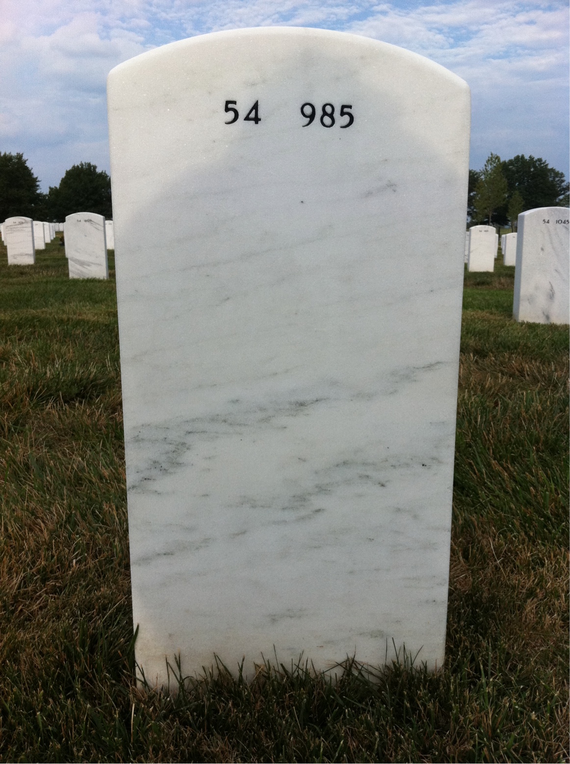 Back of headstone — Jerome Barvitskie