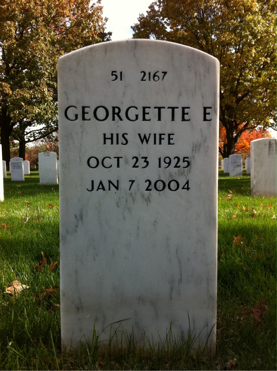 Back of headstone — Samuel Winebrenner