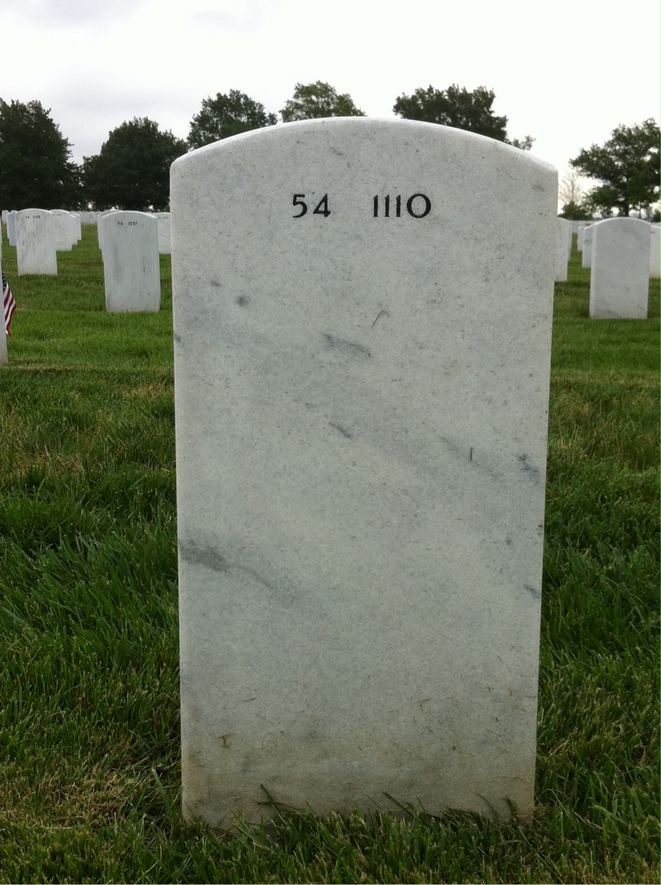 Back of headstone — Thomas Mc Coy