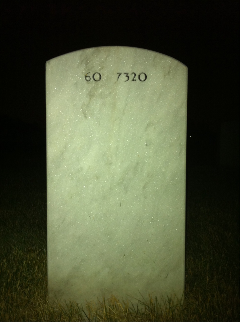 Back of headstone — Aderbal Sapata