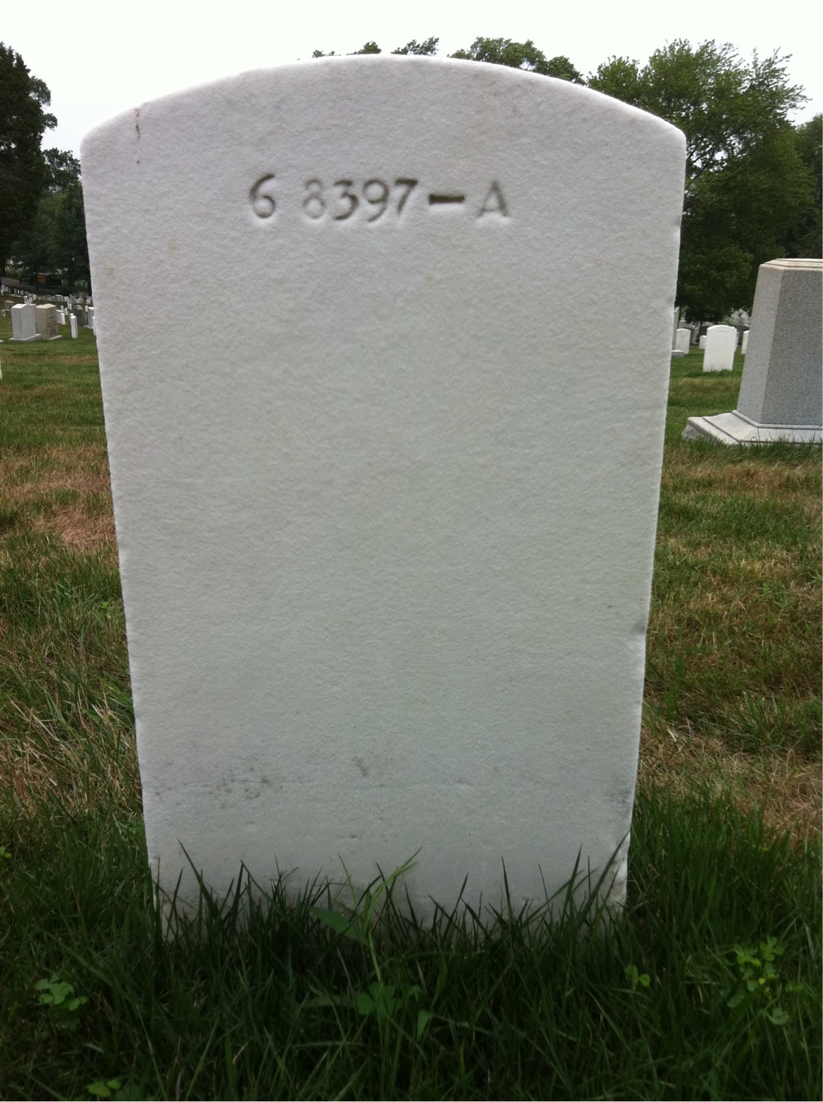 Back of headstone — Edward Mulholland
