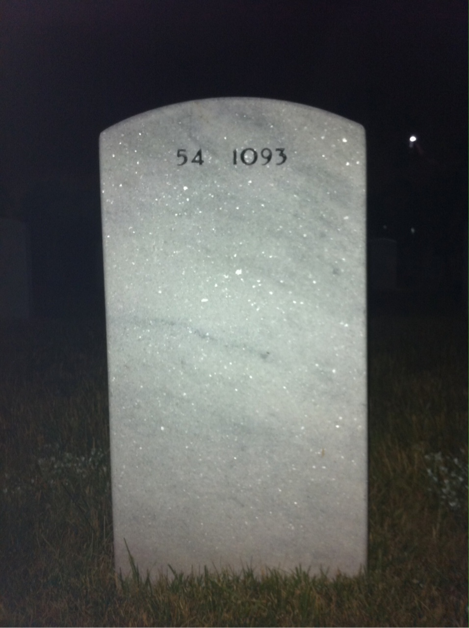 Back of headstone — Earl Edmondson