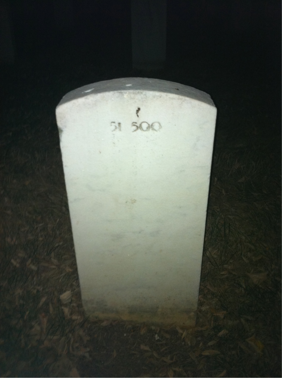 Back of headstone — Walter Bougman