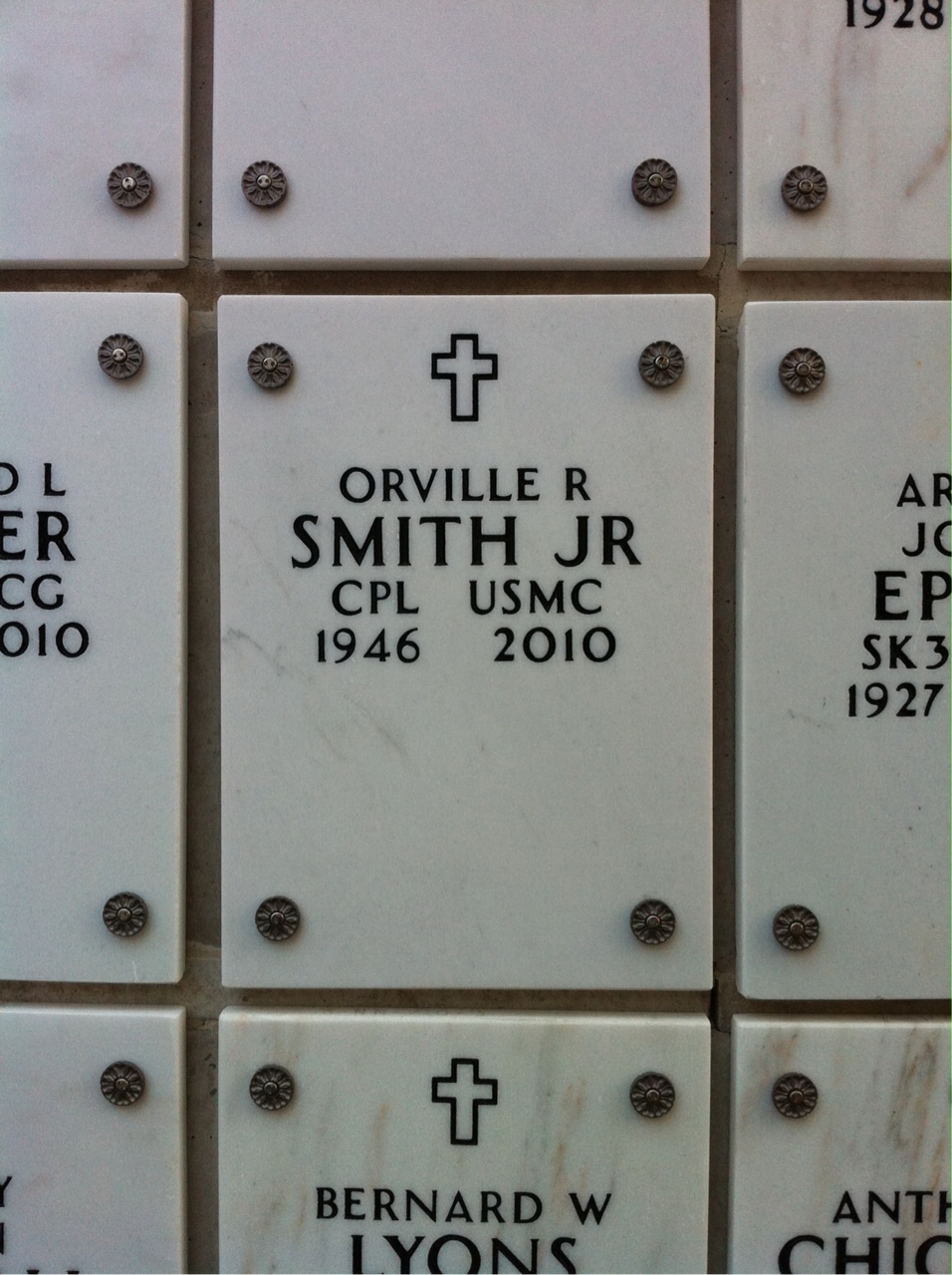 Headstone of Orville Smith