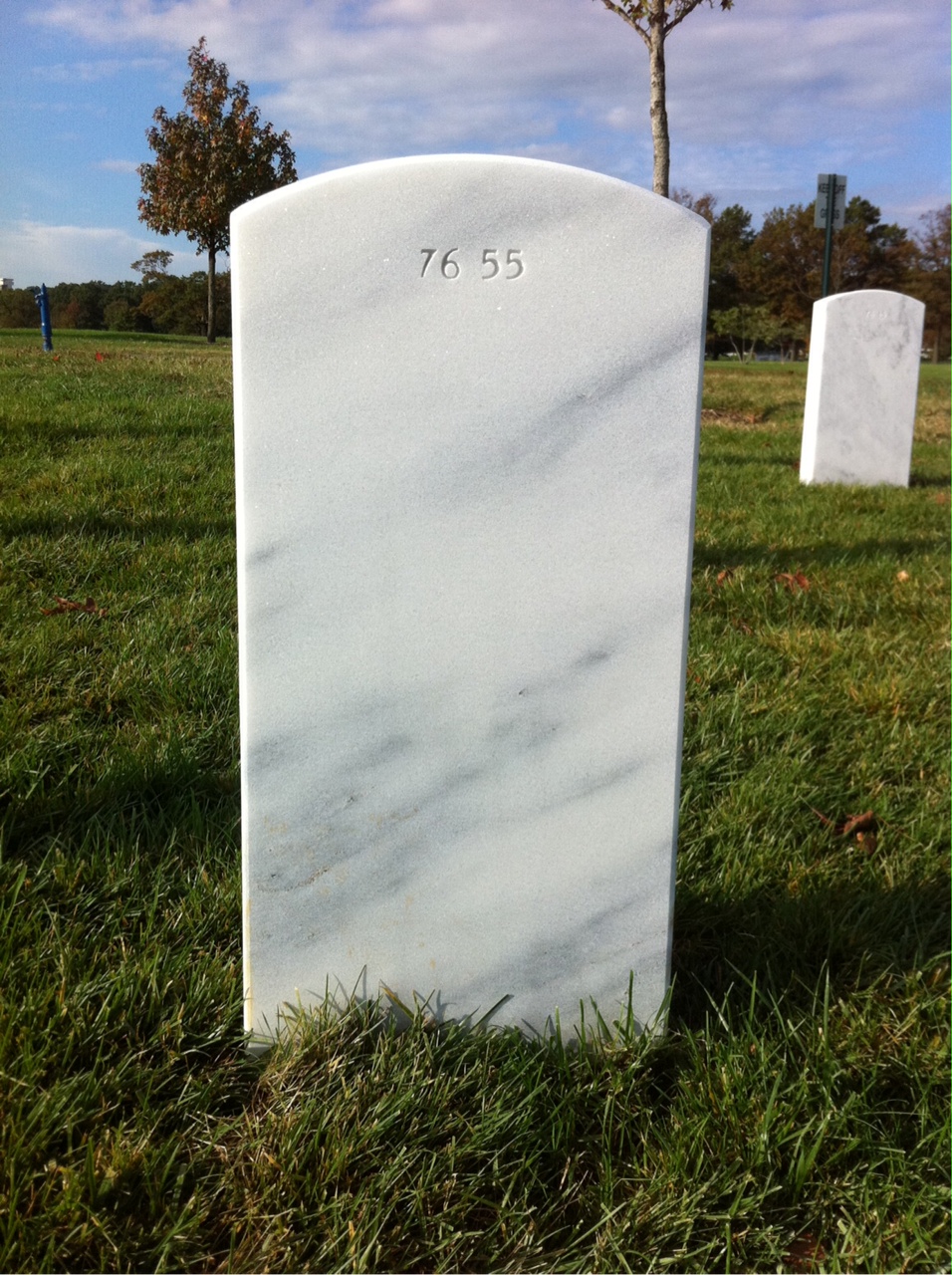 Back of headstone — Vito William Mecca