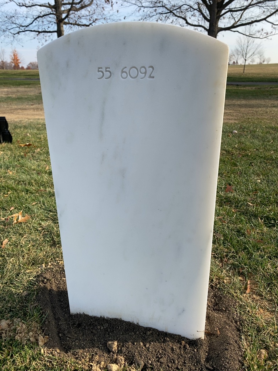 Back of headstone — Thomas Joseph Phelan