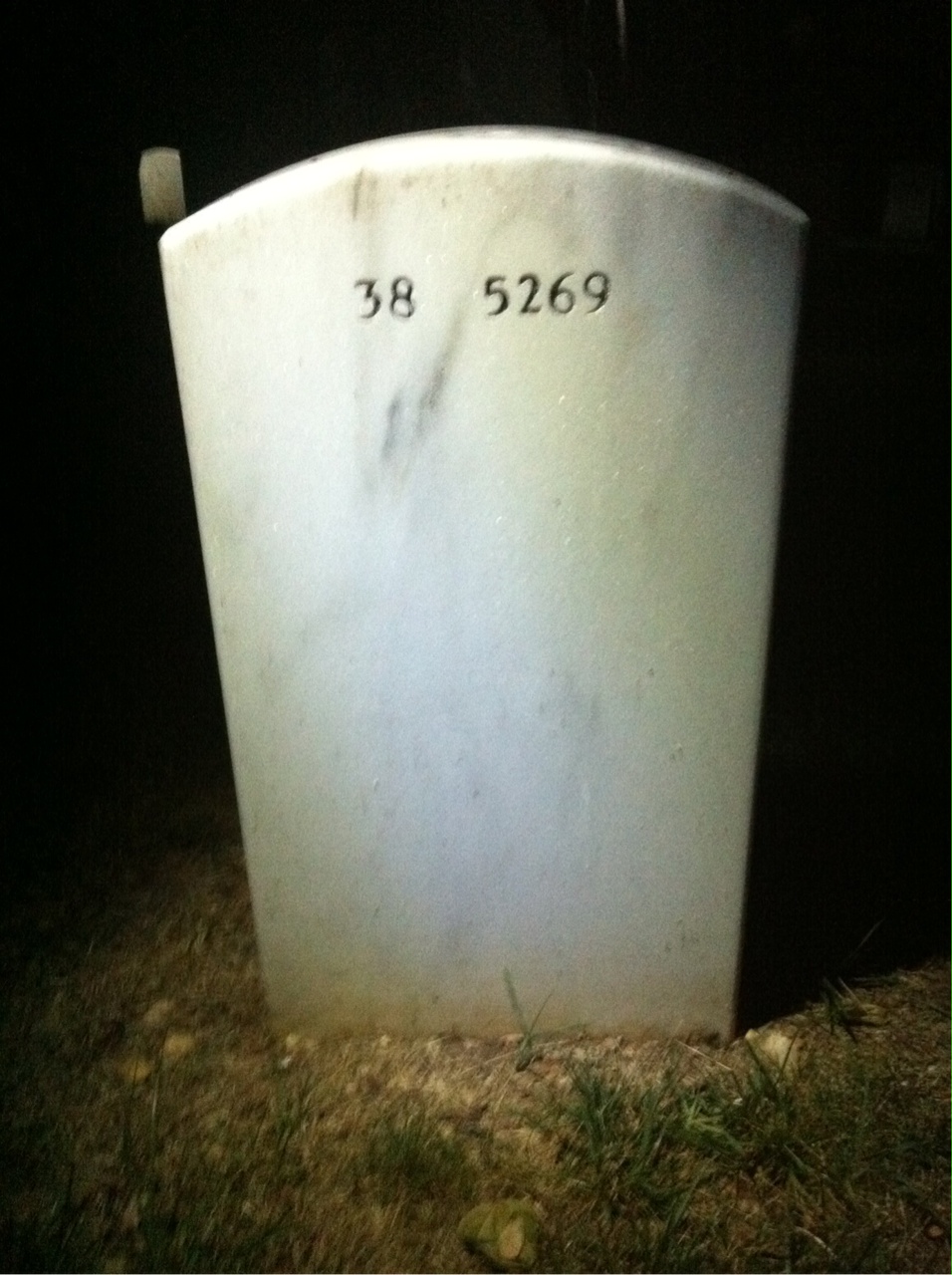 Back of headstone — Harry Stevens