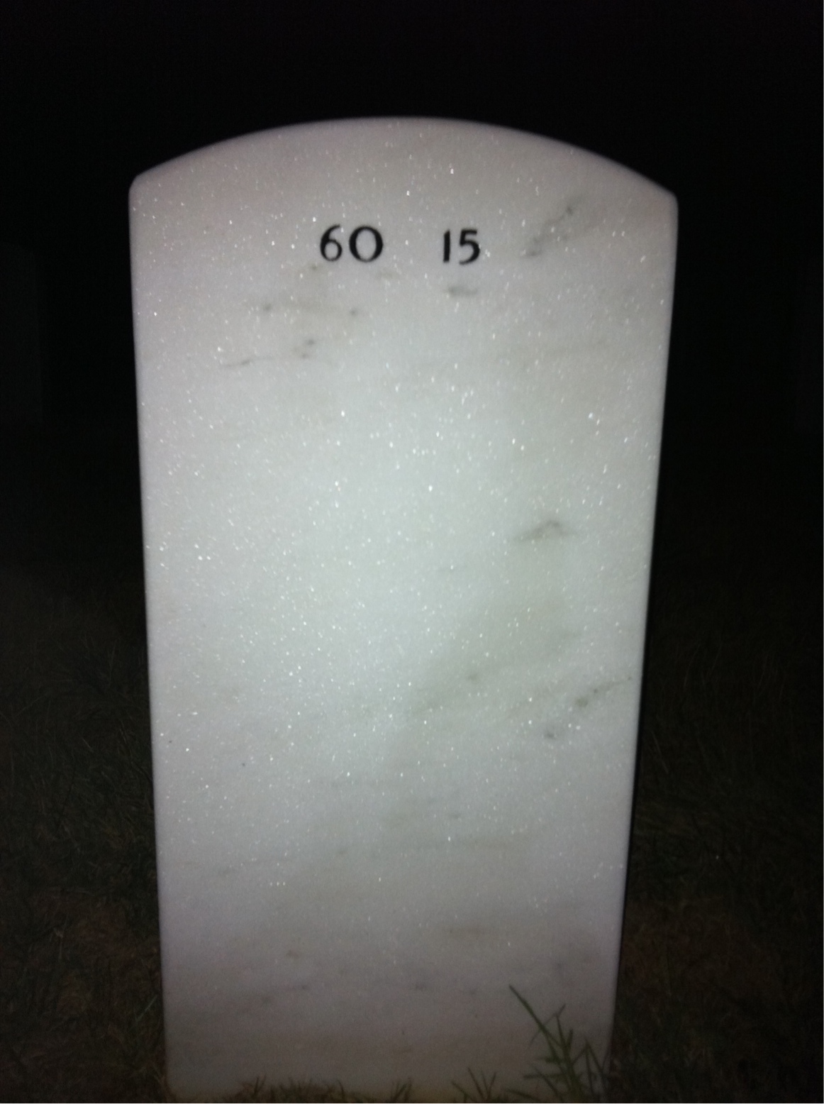 Back of headstone — Eddie Willner