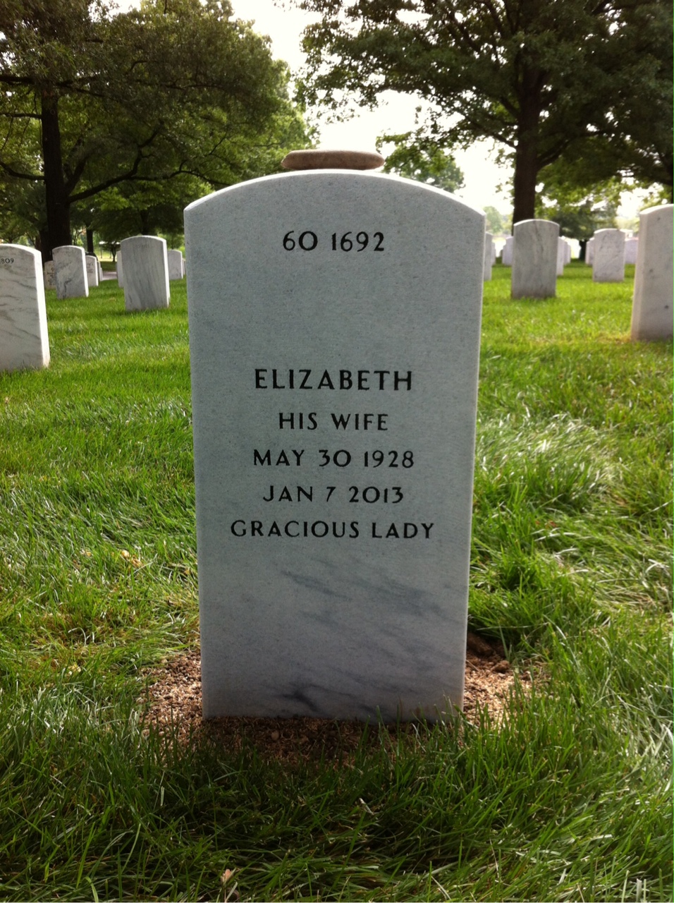 Back of headstone — Mason Stringfellow