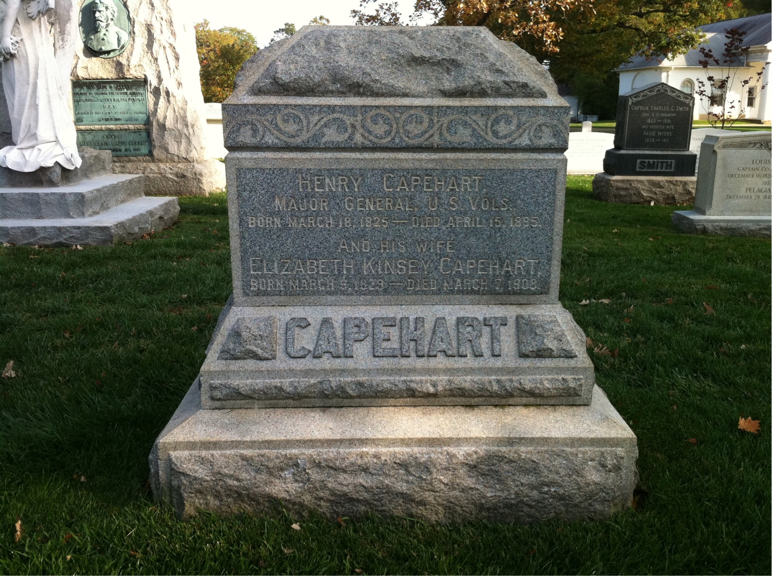 Headstone of Henry Capehart
