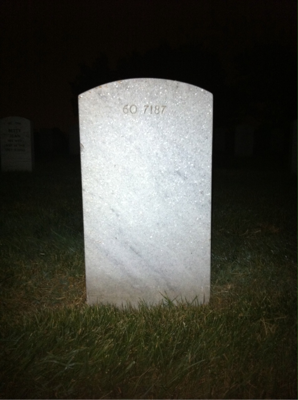 Back of headstone — James Murphy