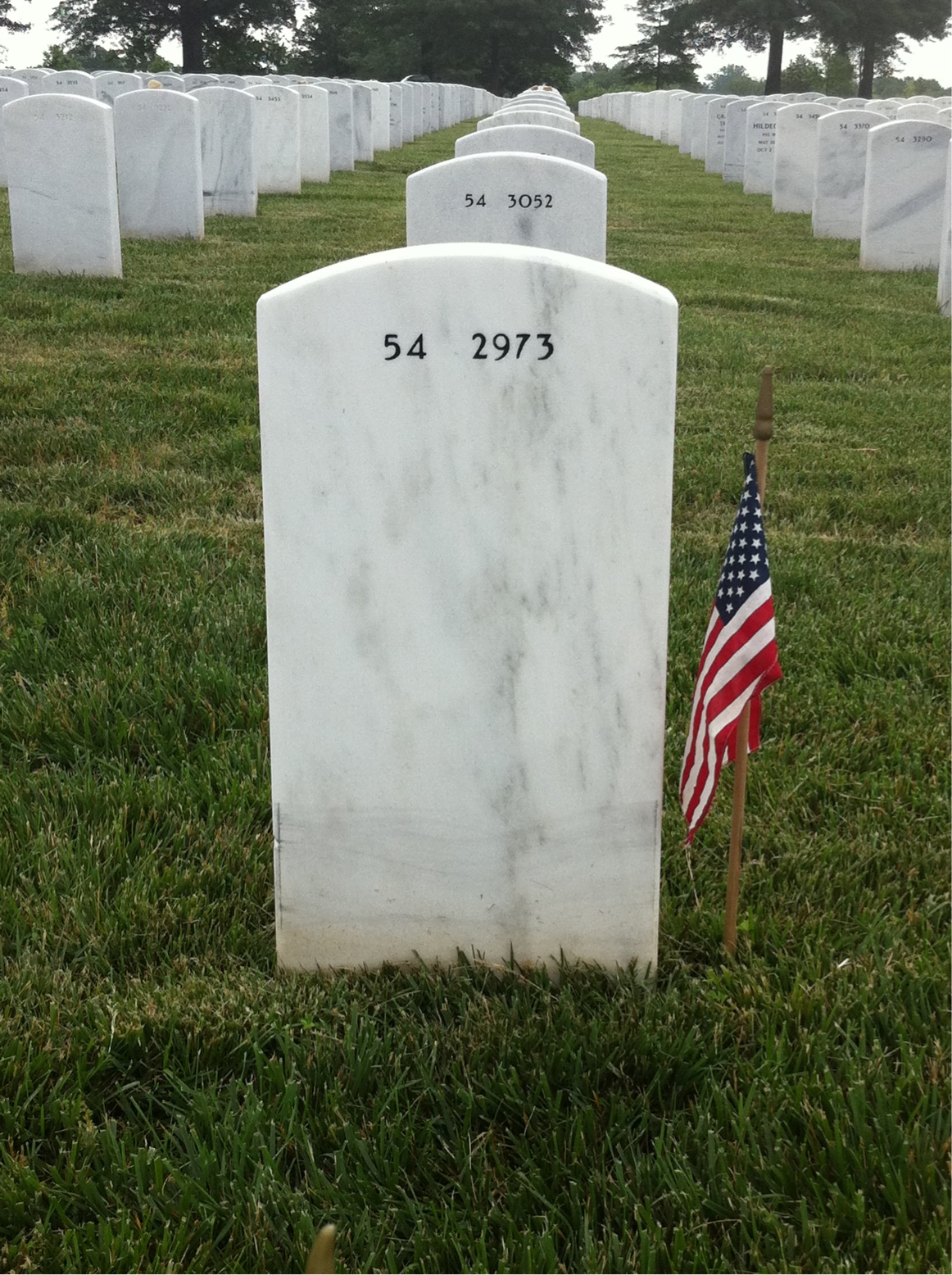 Back of headstone — Ronald Butler