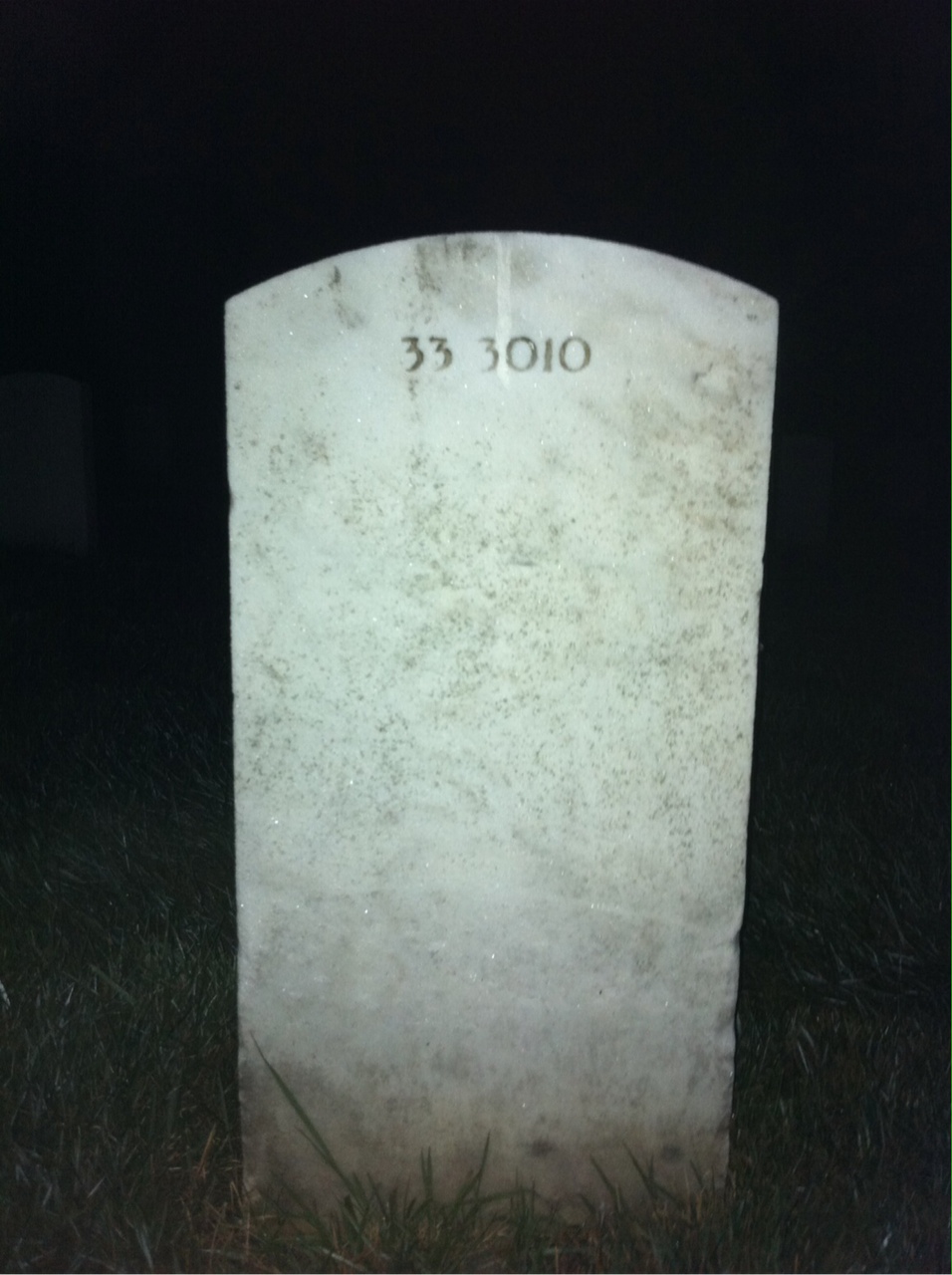 Back of headstone — Elmer Mosher