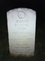 Joseph Muir — Headstone Front
