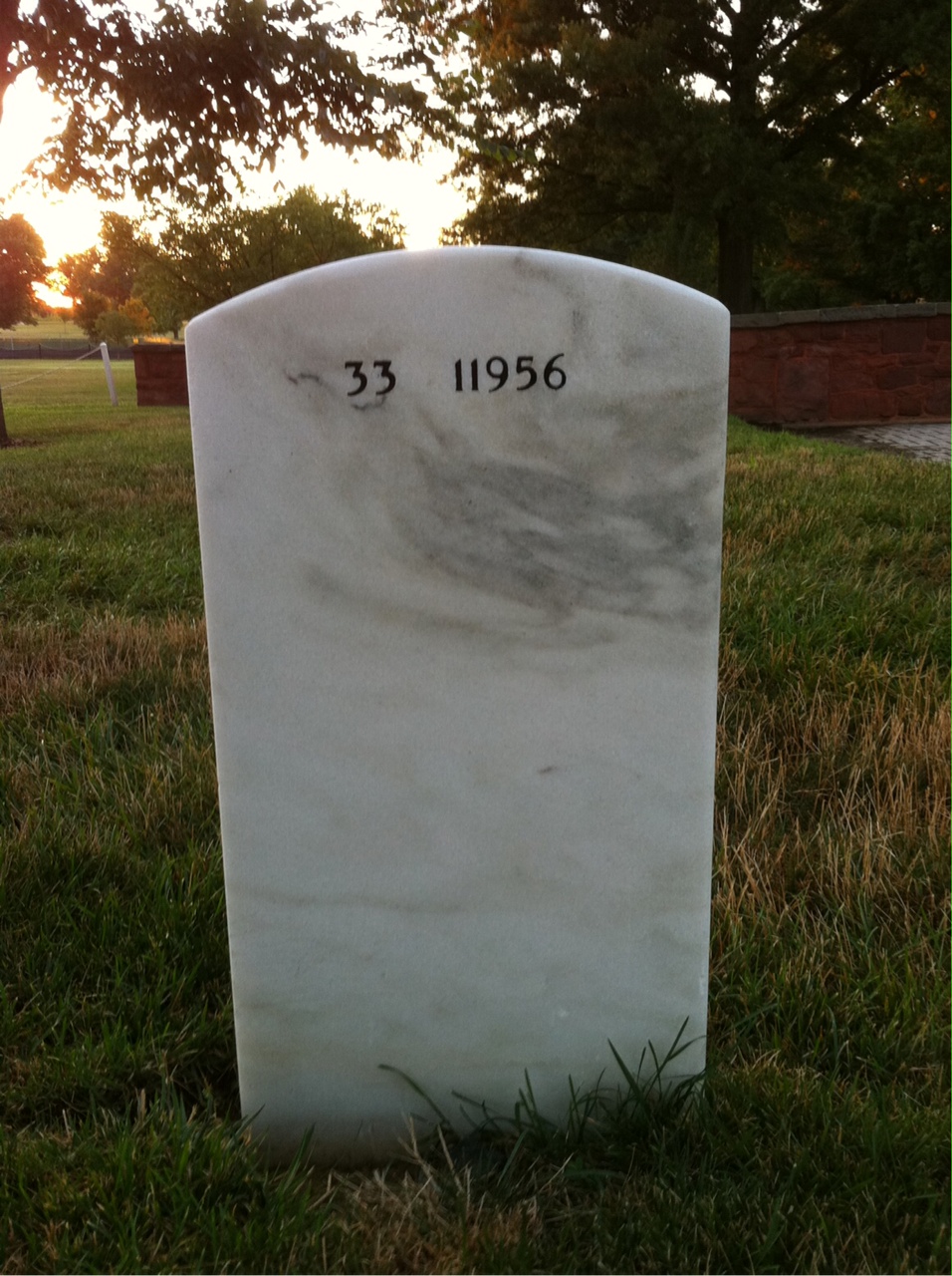 Back of headstone — Rudolph Malooley