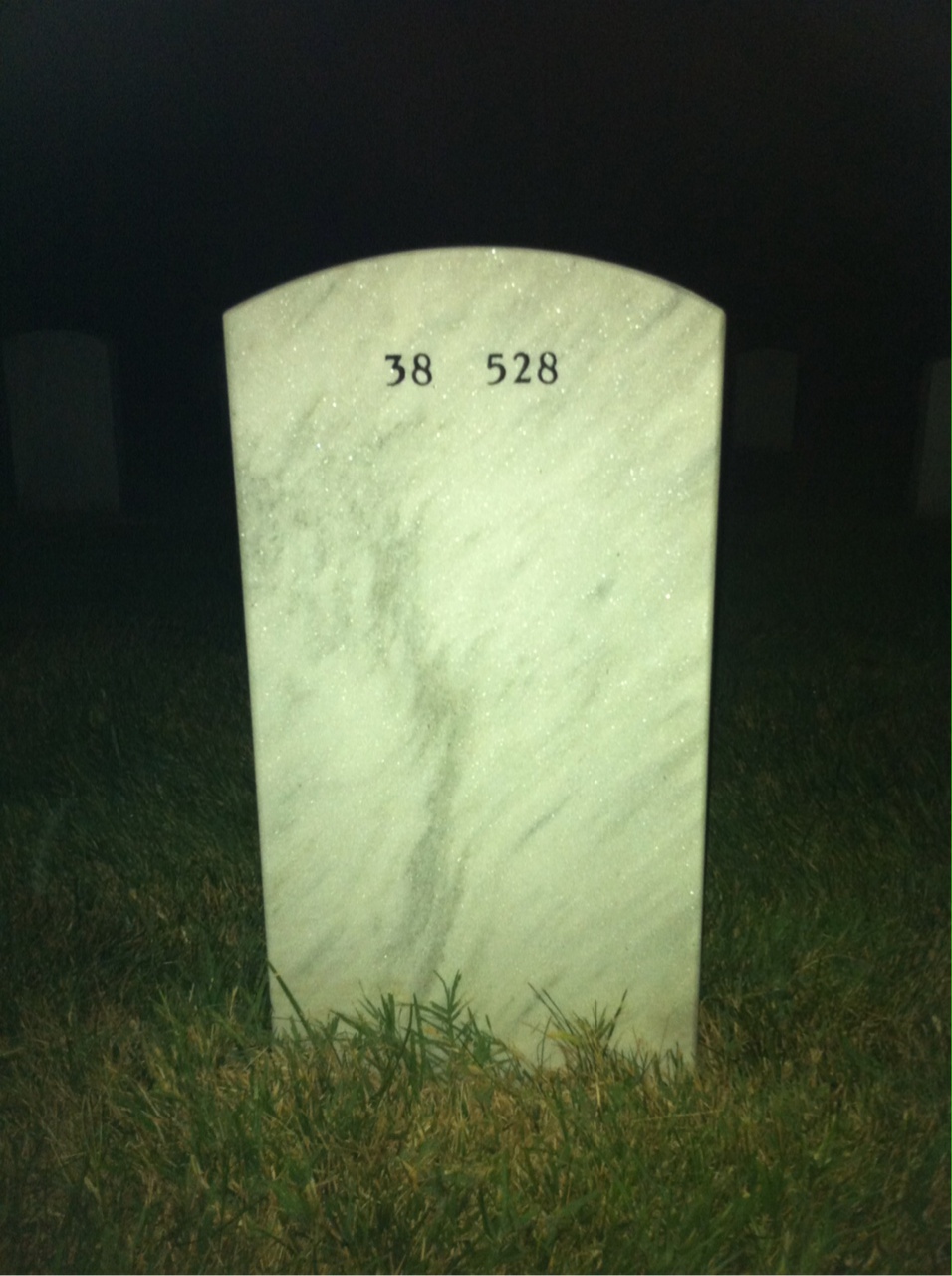 Back of headstone — Clark Mallder