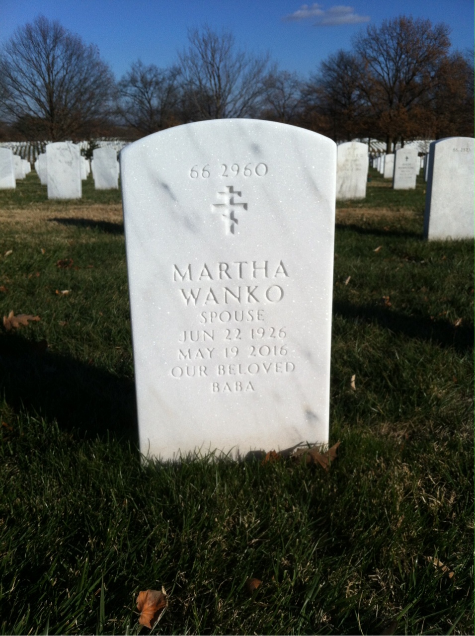Back of headstone — Edwin Lutz