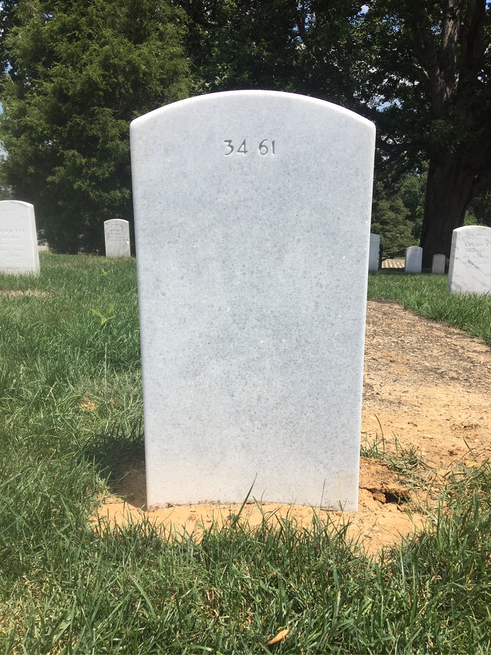 Back of headstone — Stanley G Bonta