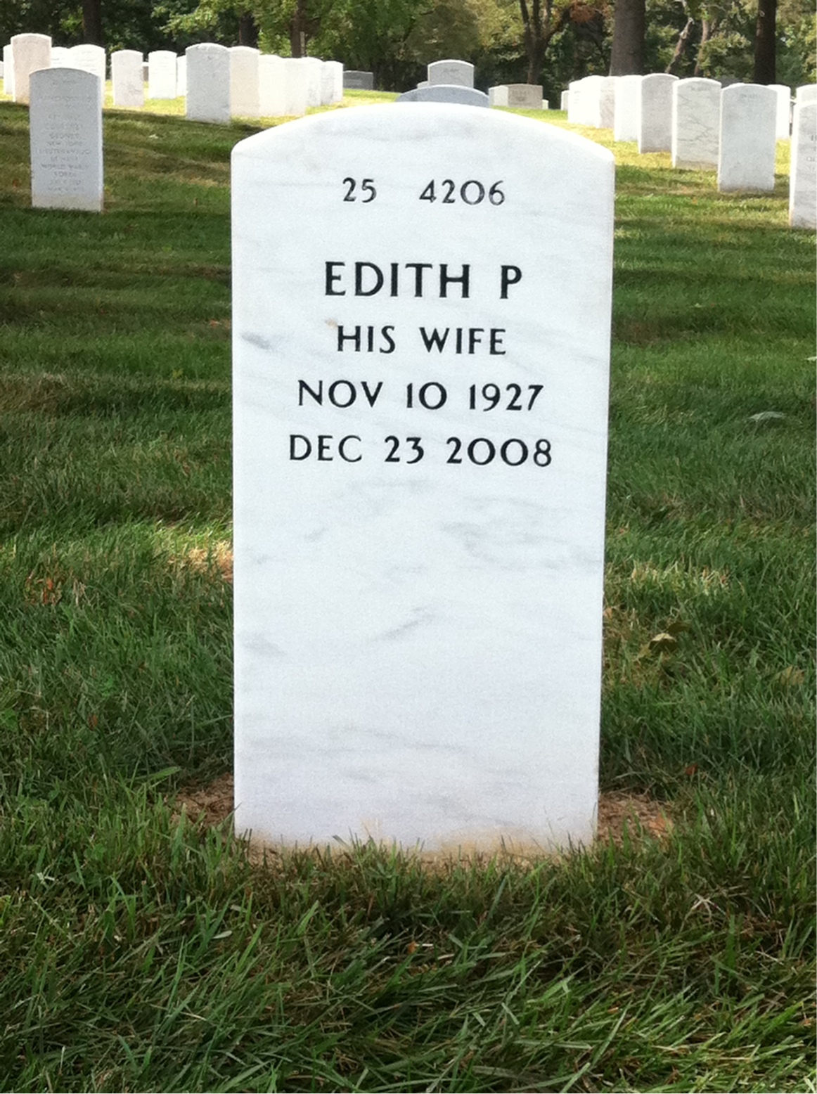 Back of headstone — John Still