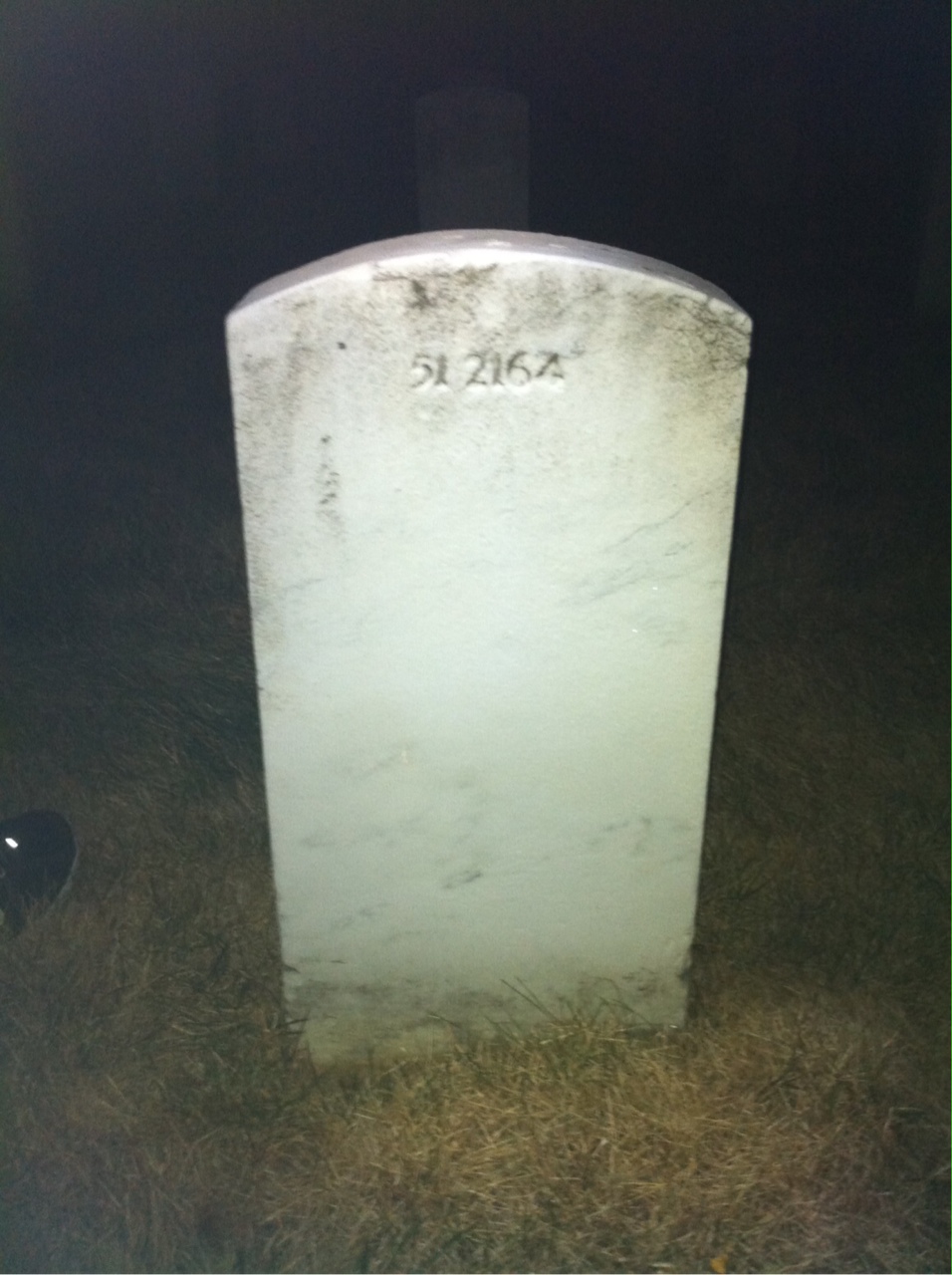 Back of headstone — Wayne Morris