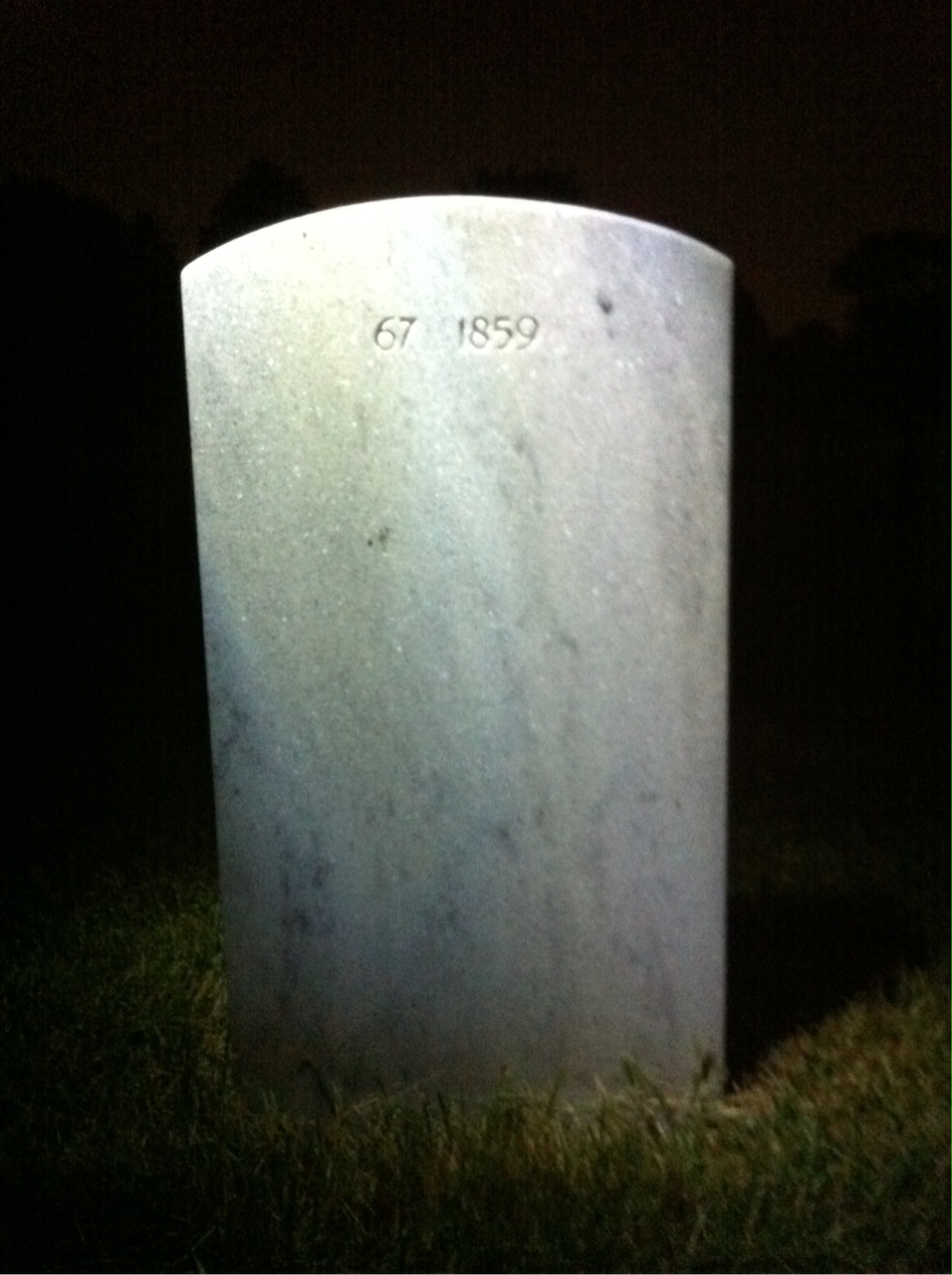 Back of headstone — Roger A Schiffer