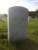 Vernon Baker — Headstone Back