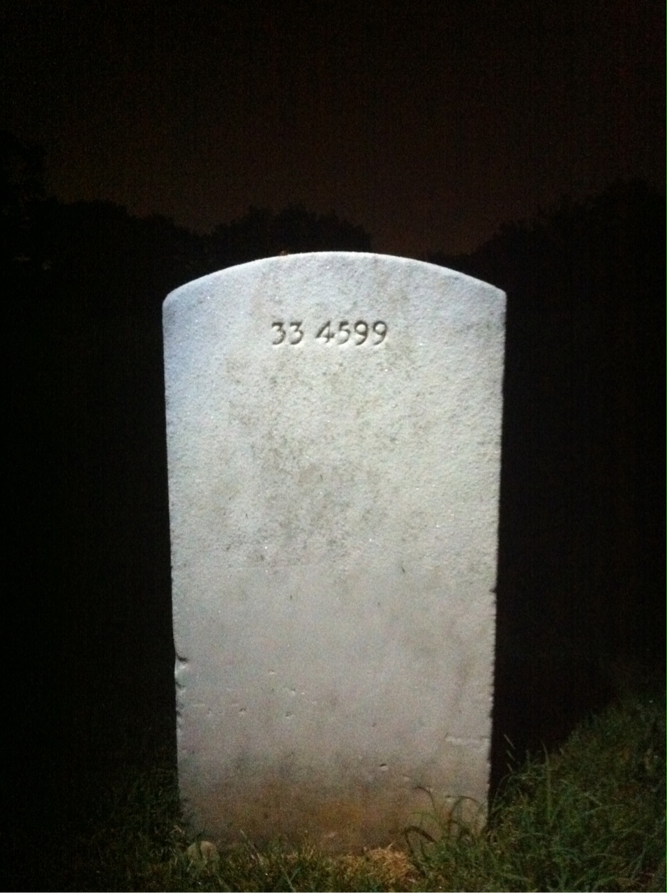 Back of headstone — William Mckay