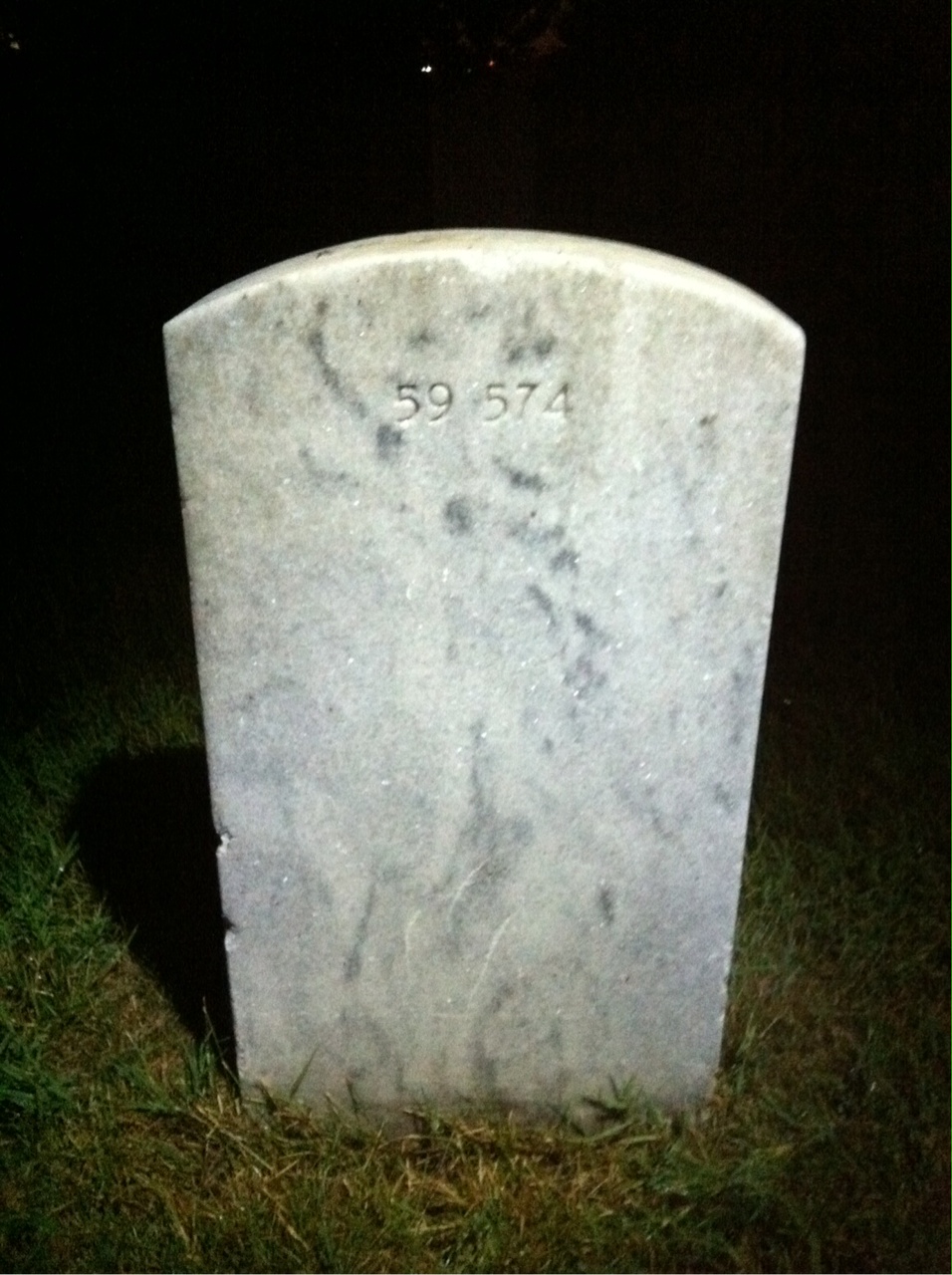 Back of headstone — Christine Mcneill