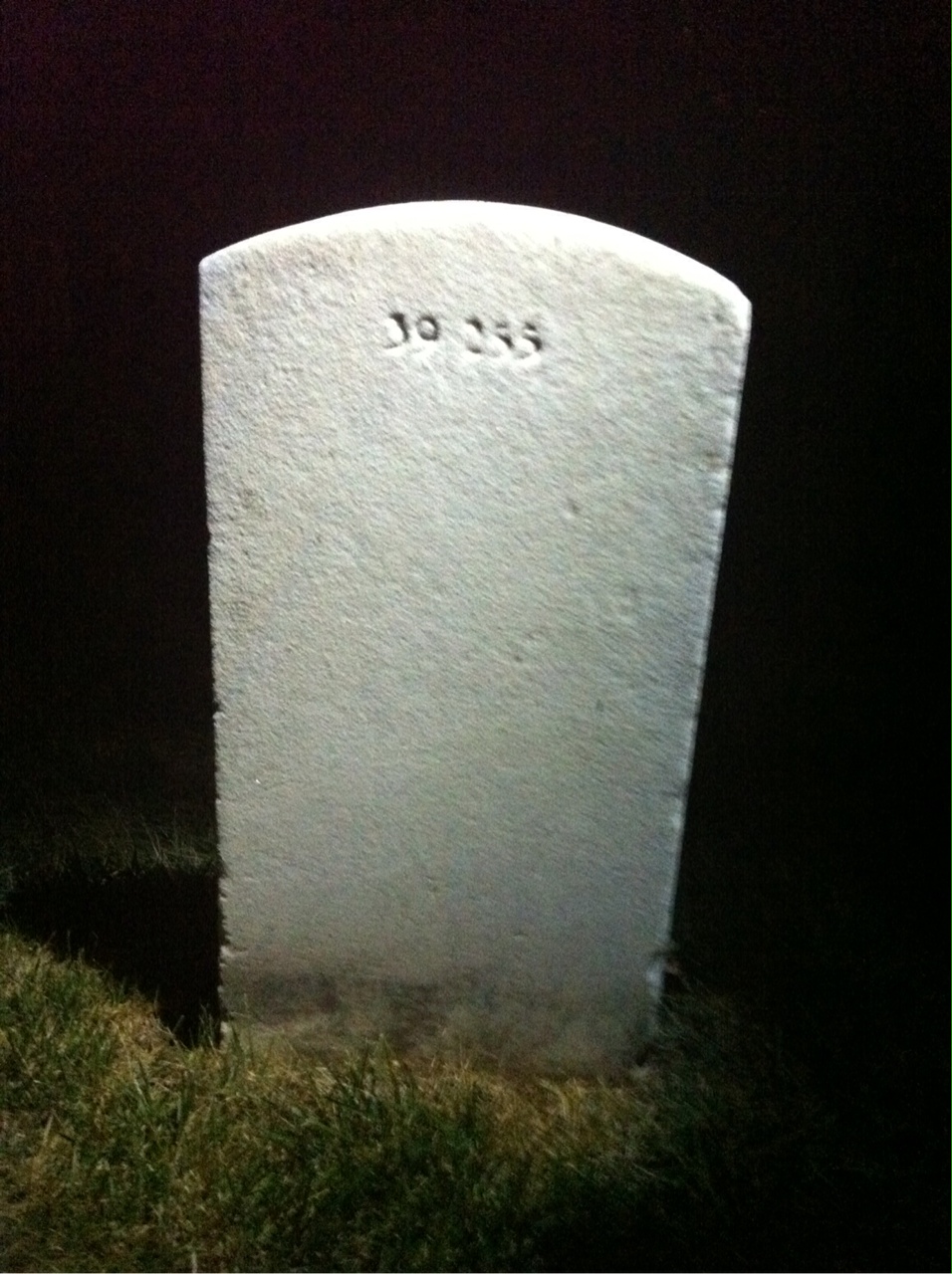 Back of headstone — Othelia Anderson
