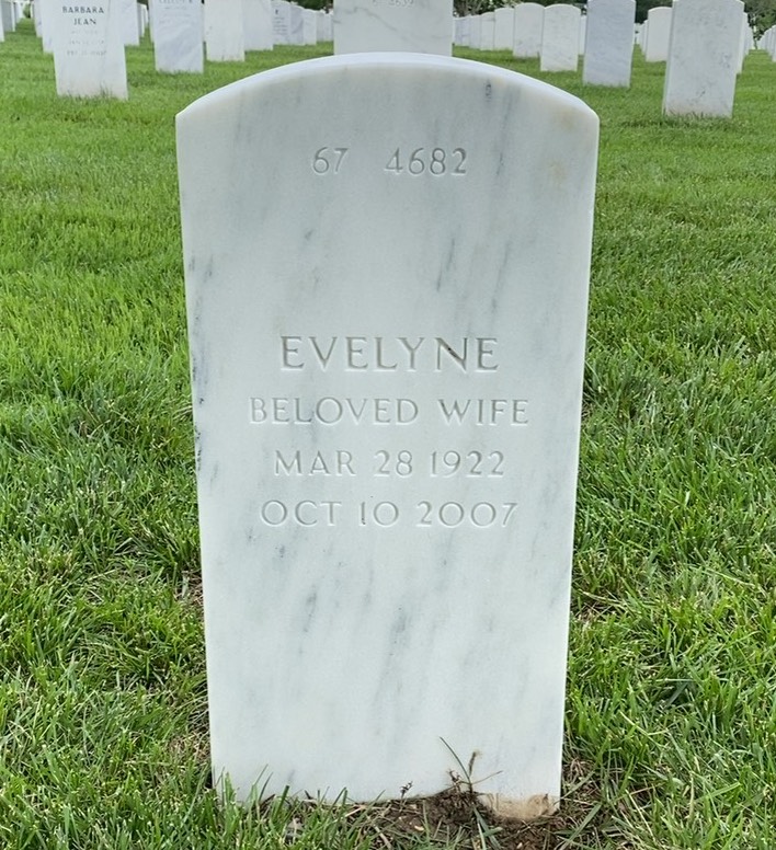 Back of headstone — Casper Berger