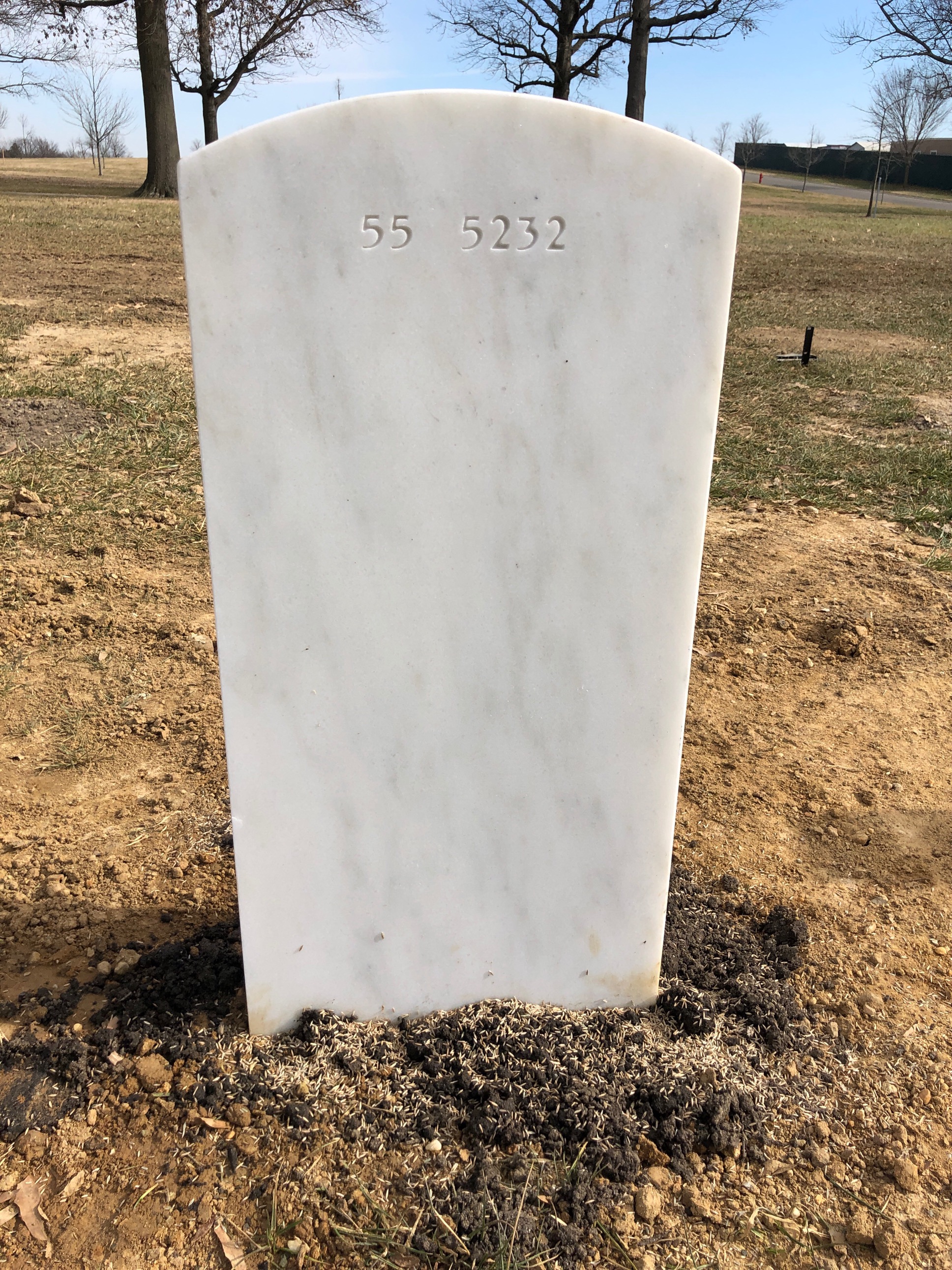 Back of headstone — Theodis Robinson Butler