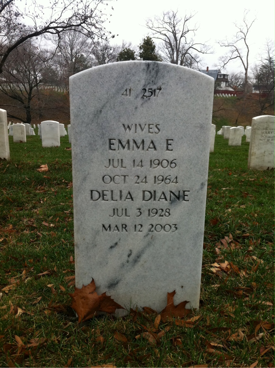 Back of headstone — William Moore