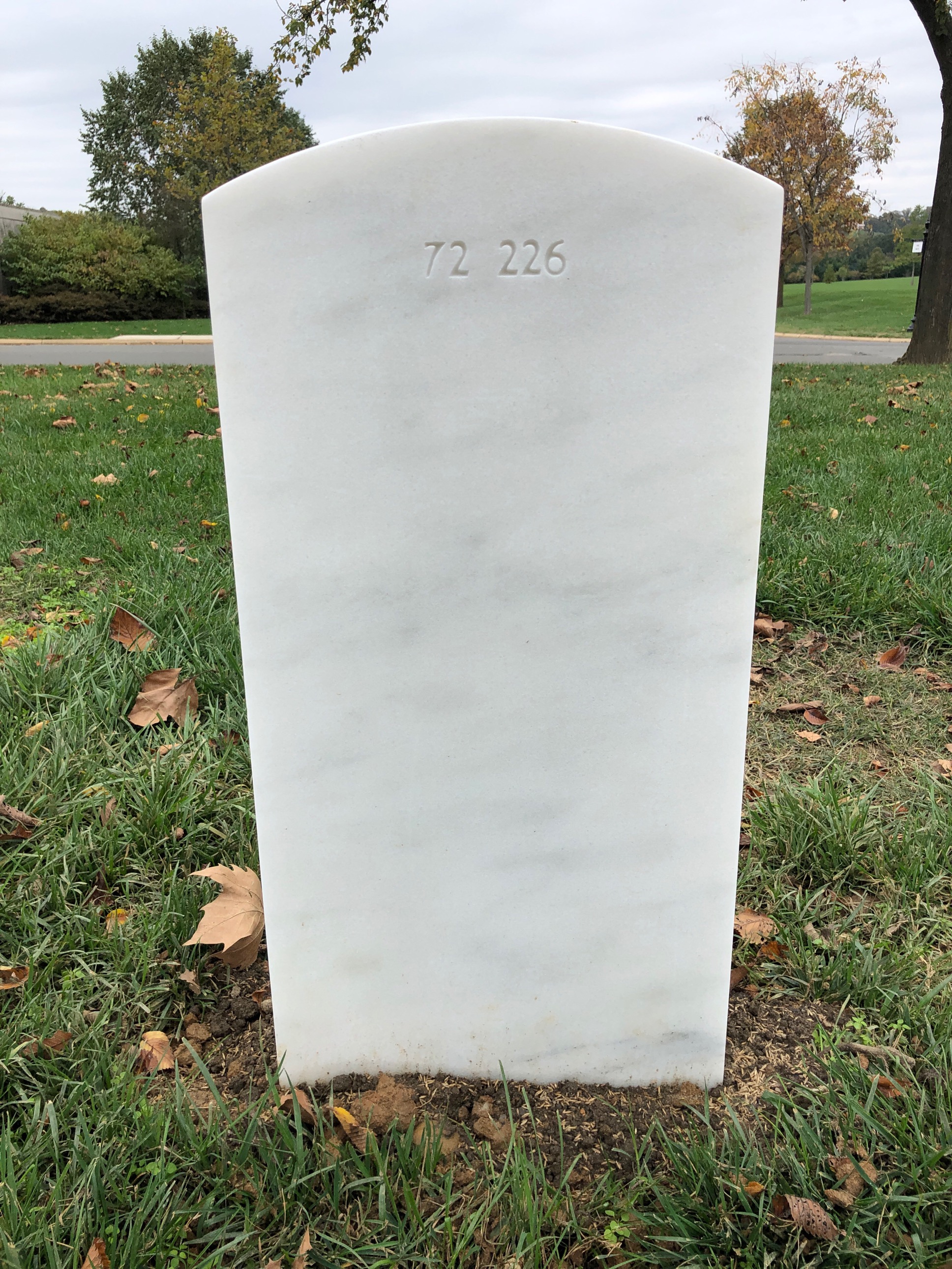 Back of headstone — Francis Moloughney