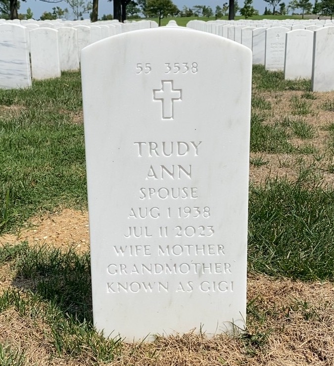 Back of headstone — Dennis Rae Jones