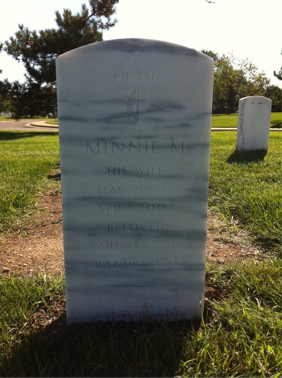 Back of headstone — Grady Culpepper
