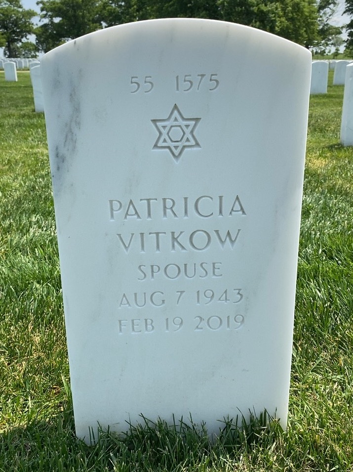Back of headstone — William Byron Hornberger