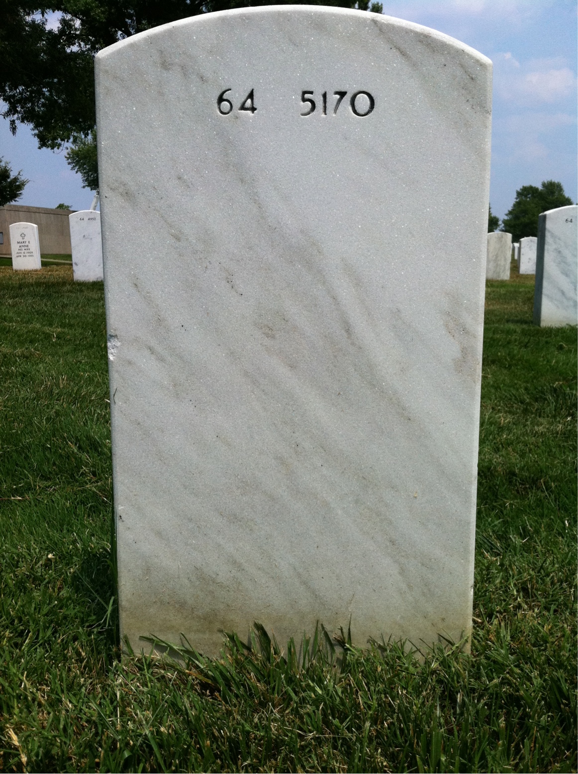 Back of headstone — Alfredo Hernandez