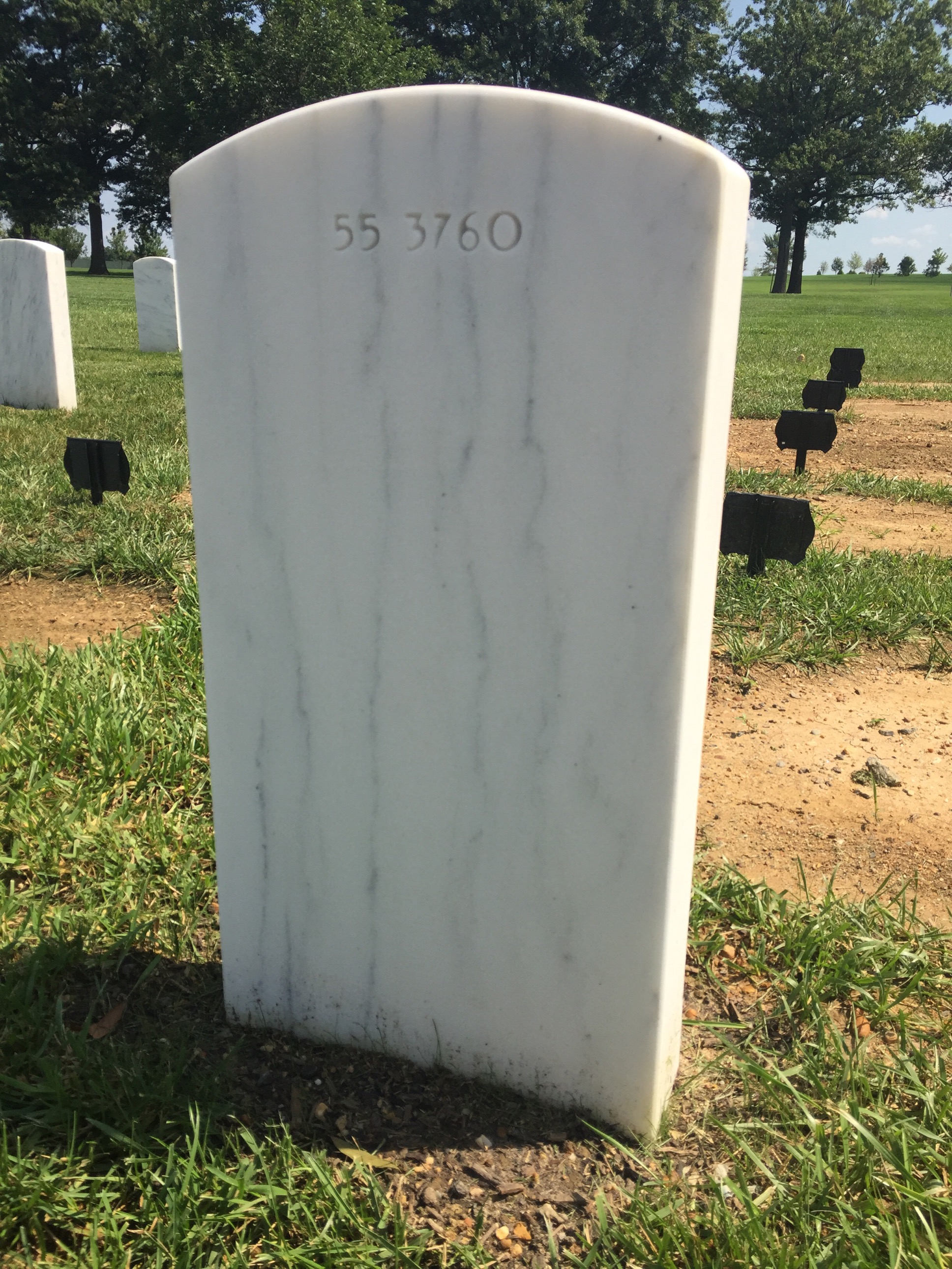 Back of headstone — Felix Matusevic